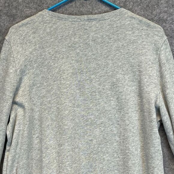 BCBGMaxAzria Sweatshirt Women’s Large Grey Studded Pullover Crewneck Long Sleeve - Picture 10 of 14